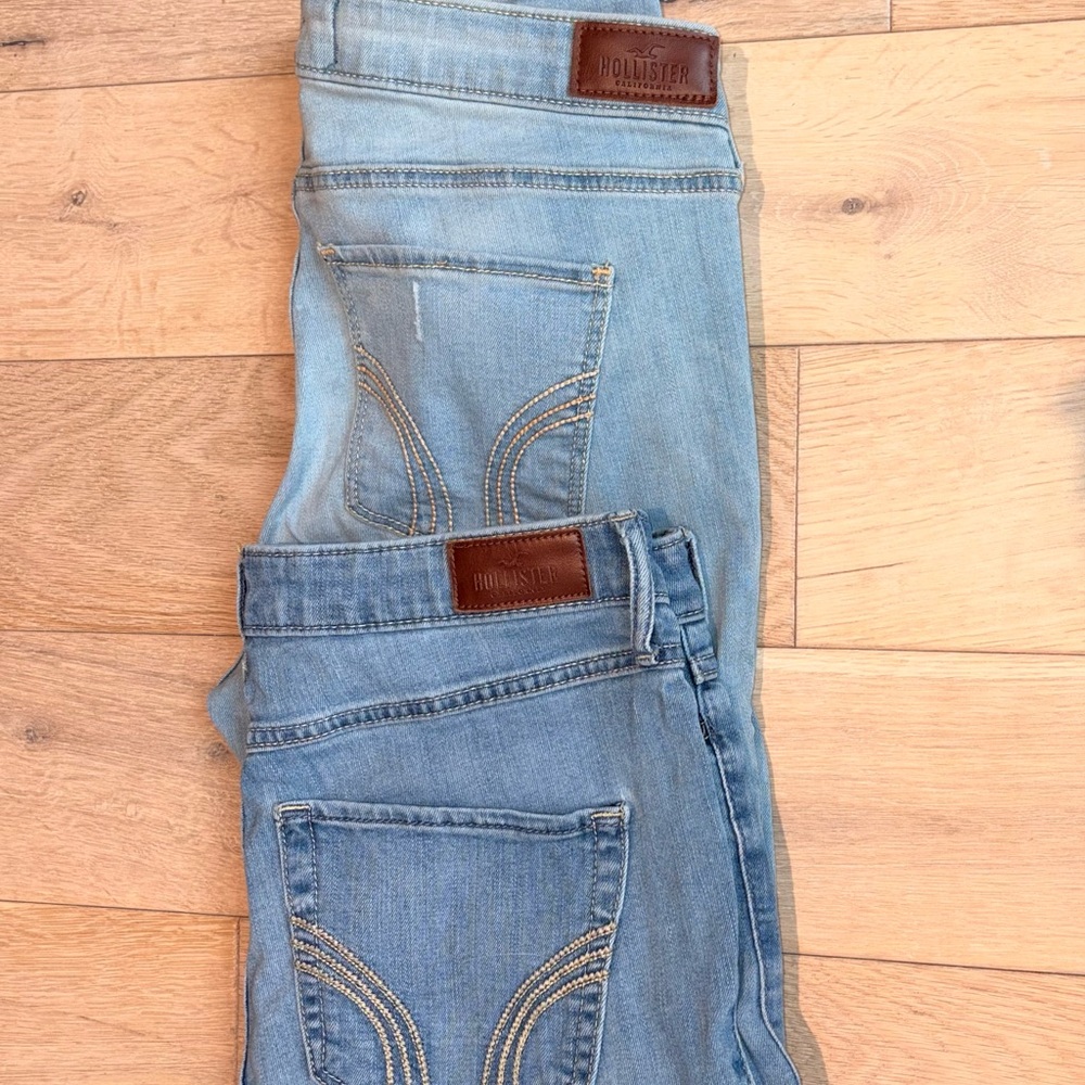Hollister Women's Light Blue Skinny Jeans